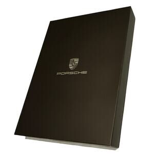 PORSCHE Gift Box Only ~ 8” x 6” x 1” OEM Empty Ice Cube Tray Box P Car Holiday